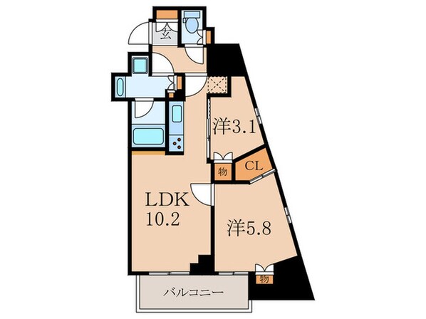 ﾊﾟｰｸｱｸｼｽ池袋ﾊﾟｰｸﾌﾛﾝﾄの物件間取画像